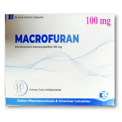 MACROFURAN 100 MG ( NITROFURANTOIN MACROCRYSTAL ) 30 CAPSULES